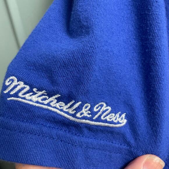 Chicago Cubs Mitchell & Ness Hooded Tee Size Small Baseball MLB Sportswear Fan - Picture 7 of 7